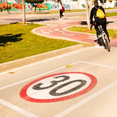 jogging cycle track
